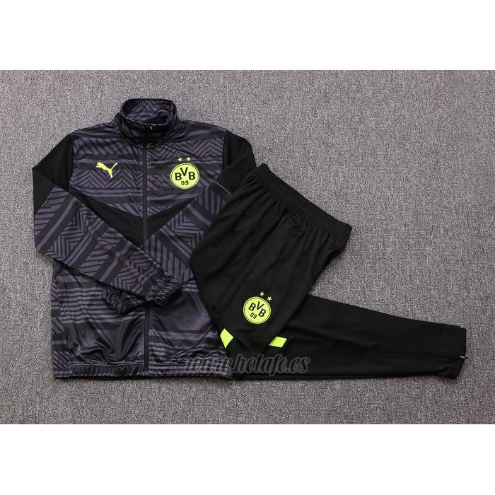 Chandal de Chaqueta del Borussia Dortmund 2022-2023 Gris